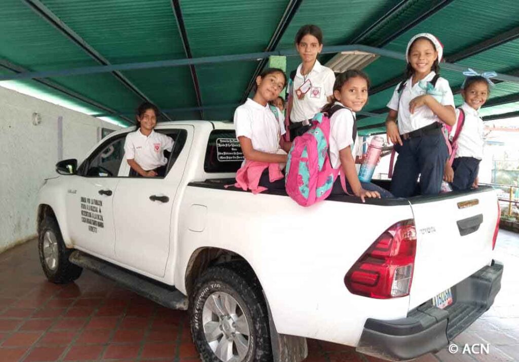 The new 4x4 vehicle enables the sisters to pursue their missionary work more effectively