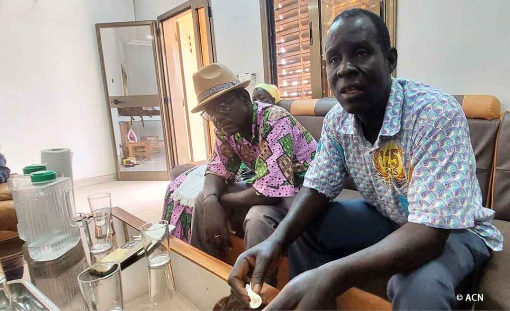 "I thought I was going to die", Mathieu (right) recalls
