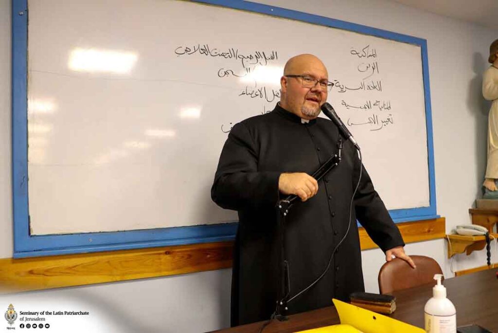 Bernard Poggi, Rektor des Lateinischen Seminars in Beit Jala und Professor am „Spiritual Formation Center“